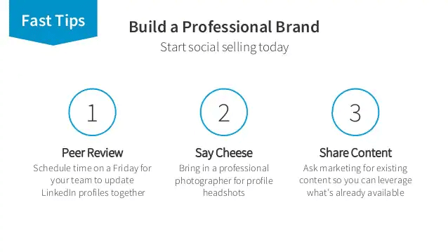 Social Selling - Build a brand